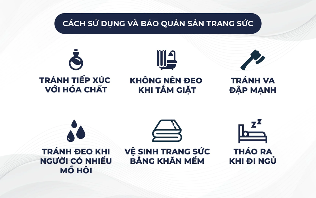 Cách bảo quản trang sức bạc